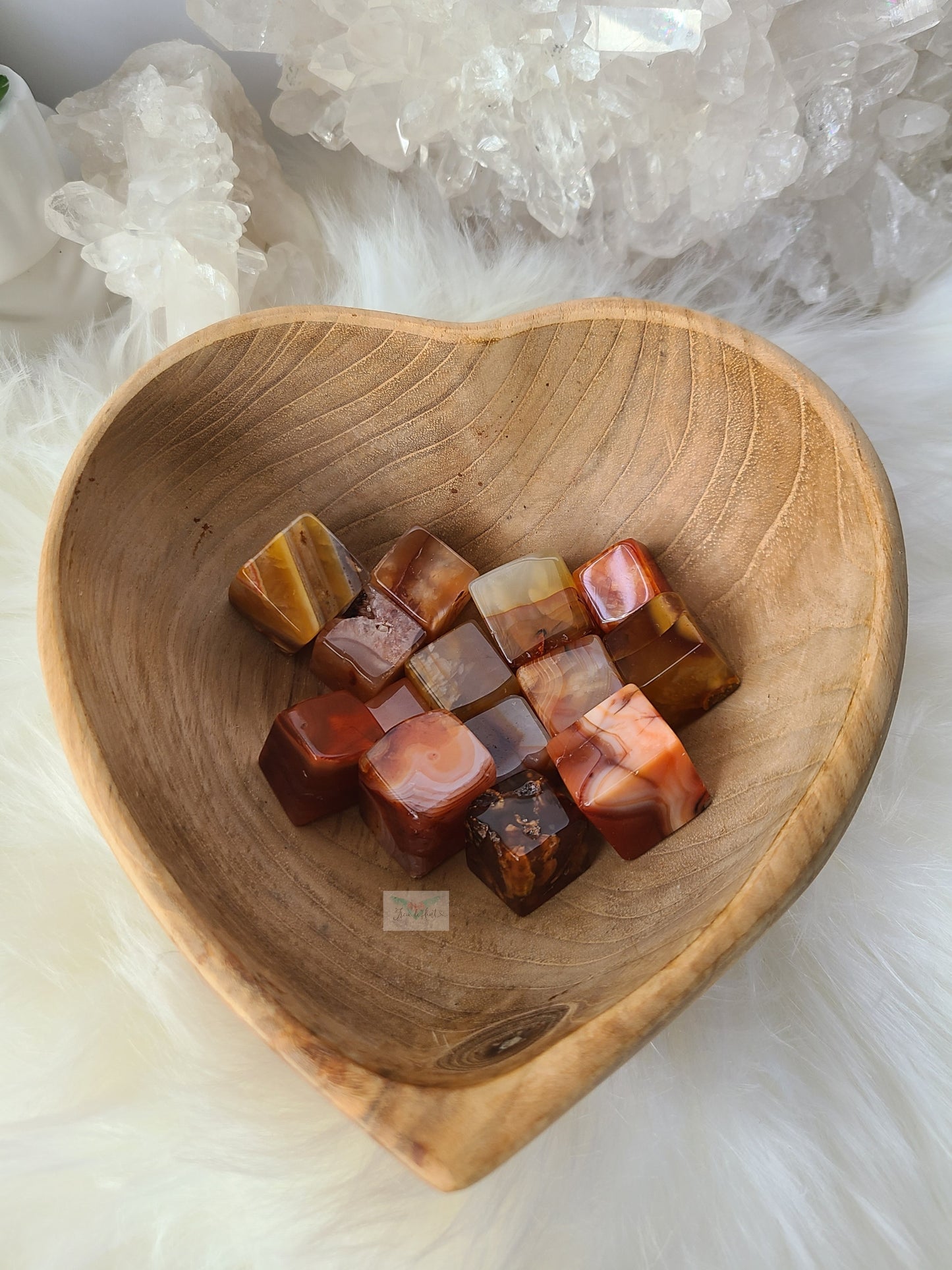 Carnelian Cubes (Intuitively Chosen)