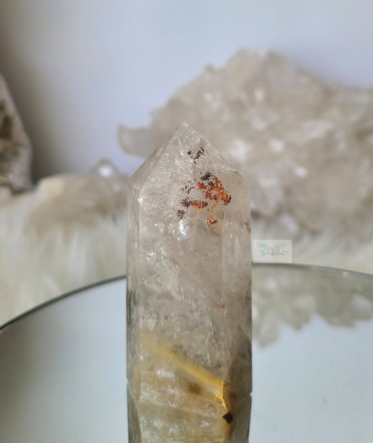 Rutilated Garden Quartz Tower
