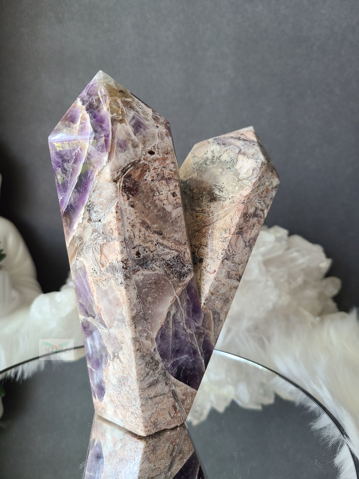 Pink Chevron Amethyst