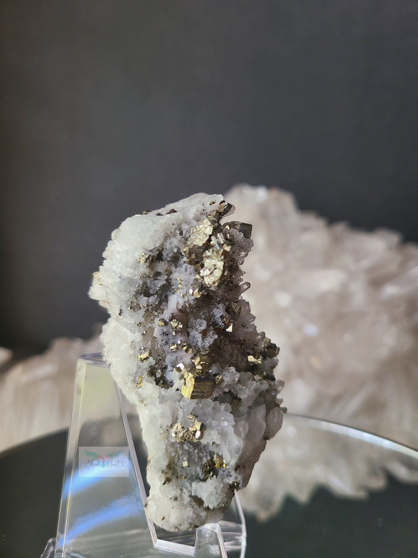 Quartz with Pyrite Specimen