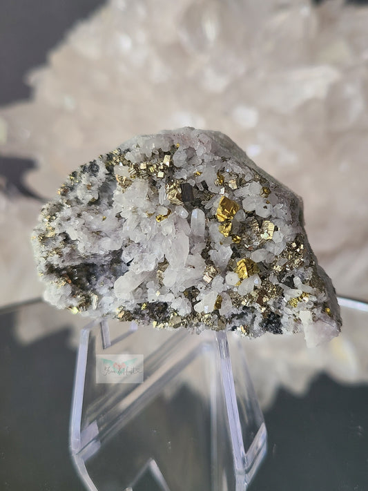 Quartz with Pyrite Specimen