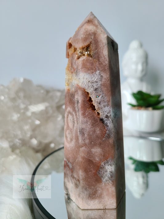 Pink Amethyst Quartz Tower (Sale)